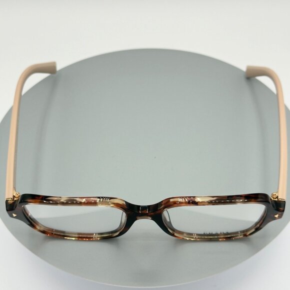 Prada Eyeglasses Frames PR A02V Havana Caramel Square 51-17-145 - Picture 3 of 10